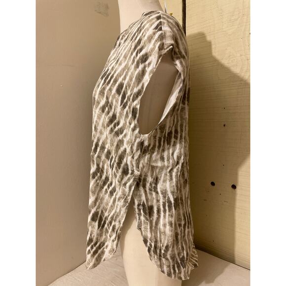 Tribal Women's Size Large Short Sleeve‎ Blouse Print Casual - Picture 2 of 6